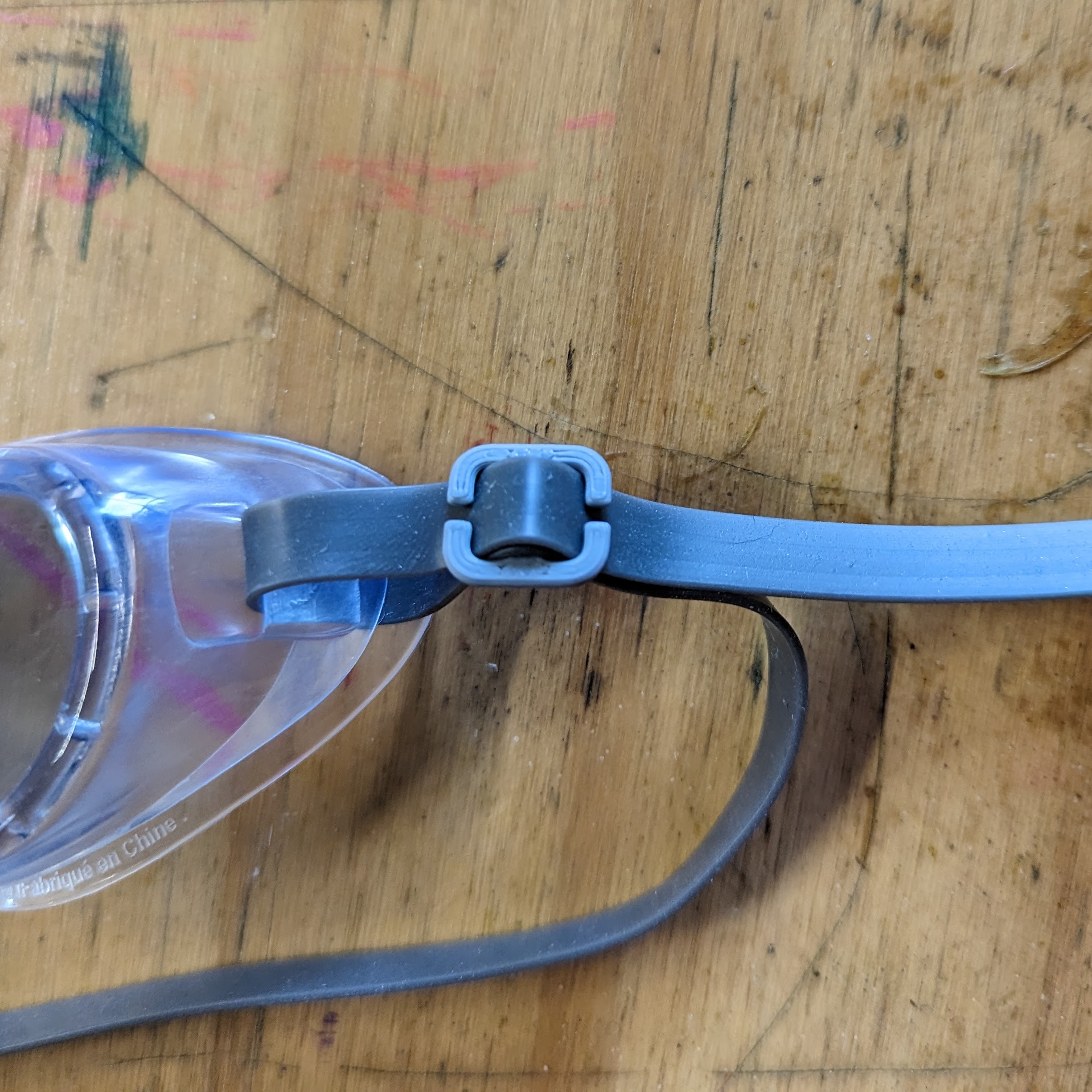 Swim Goggle Strap Adjuster by Maker Space 307 Download free STL model