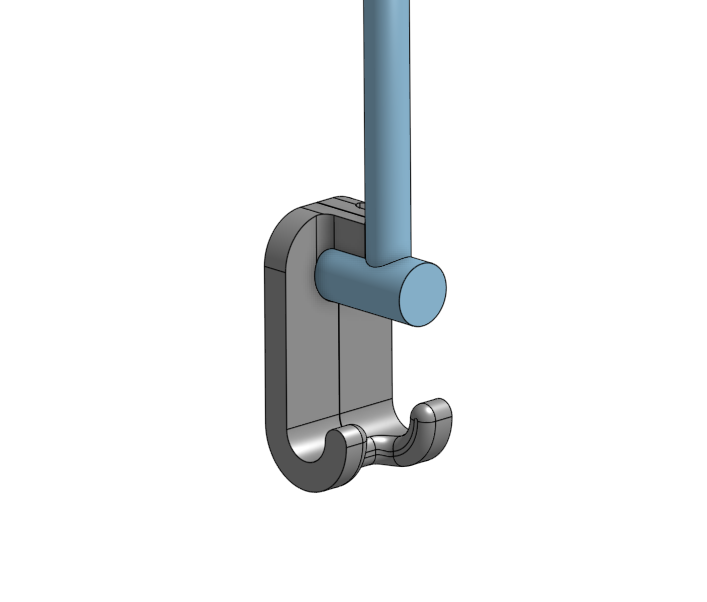 Squeegee Hook Hanger Mount Holder for bathroom shower Duschabzieher