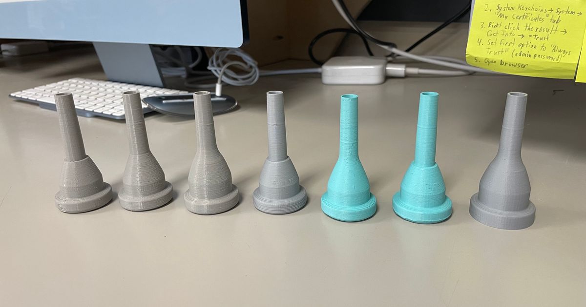 Trombone Mouthpieces based on Bach Sizes 7C, 11C, 5G by Nicholas