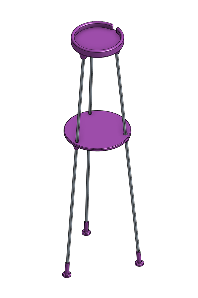 Standvorrichtung SYMFONISK Tischleuchte WiFiSpeaker / Stand device SYMFONISK Speaker lamp by