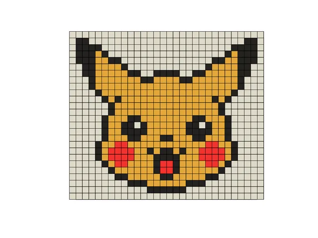 XL Pixelart Pikachu