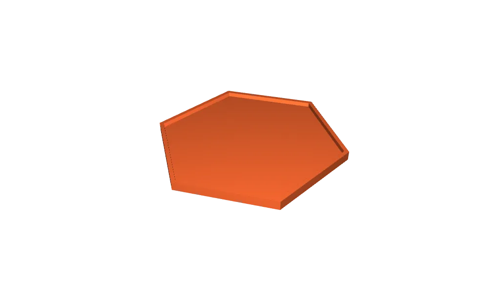 Flexible Hexagon Coaster by Eldram | Download free STL model