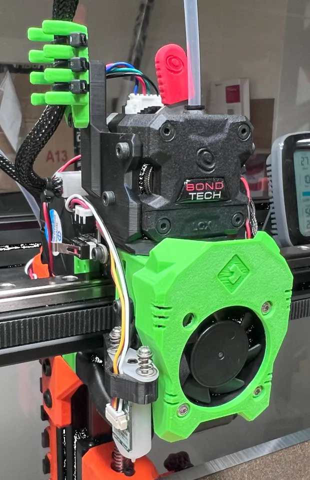EVA 3 LGX Drive & Cable Guide Mount for EBB42 by CNC Maker