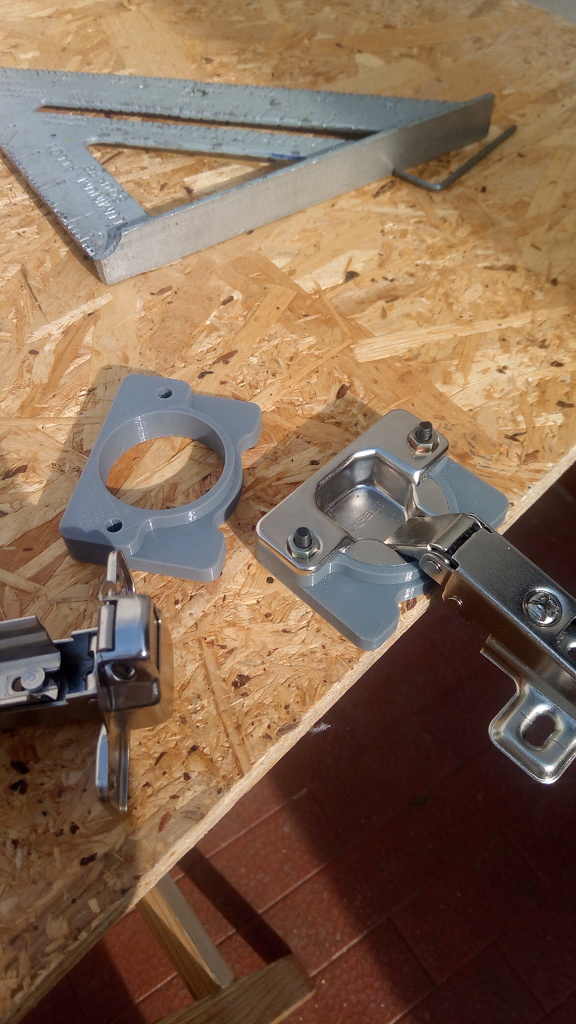 Door Hinge Spacer Hafele by RickMos Download free STL model