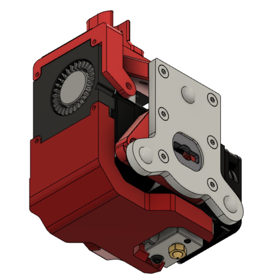 E3D Toolchanger Hemera raised blower by Elias G Download free STL