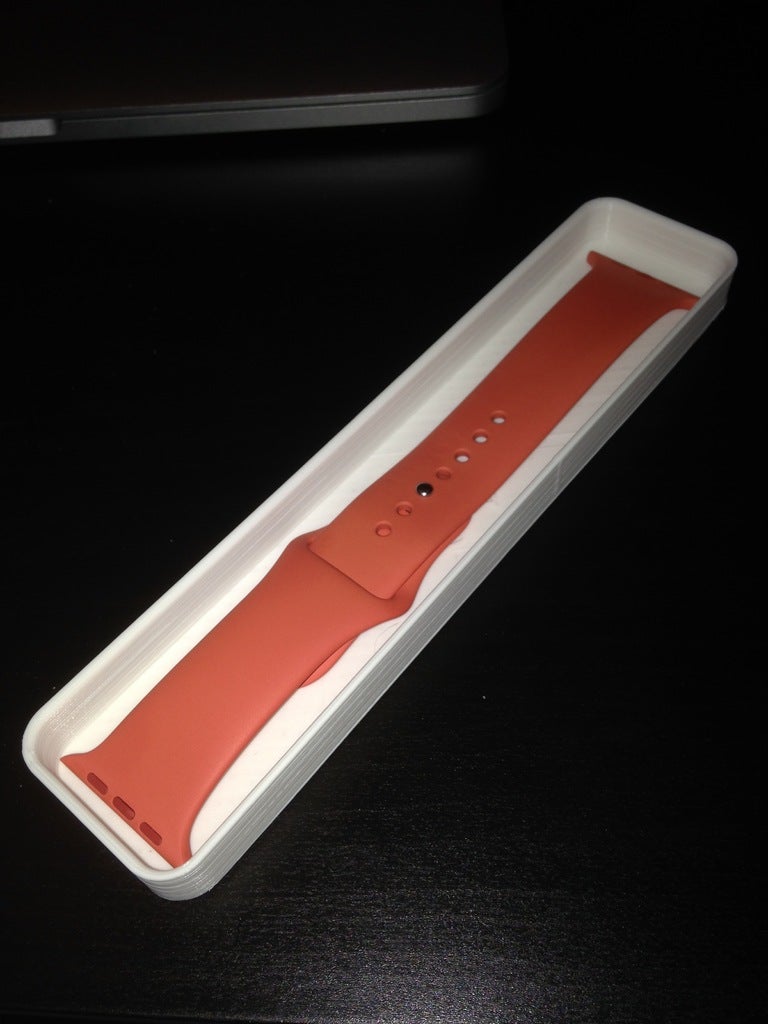 Stackable Apple Watch Band Storage box by Glenn Download free STL model