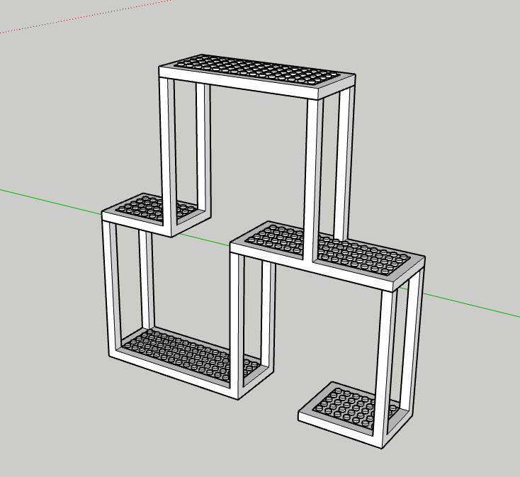 modular mini shelf by lubinko Download free STL model