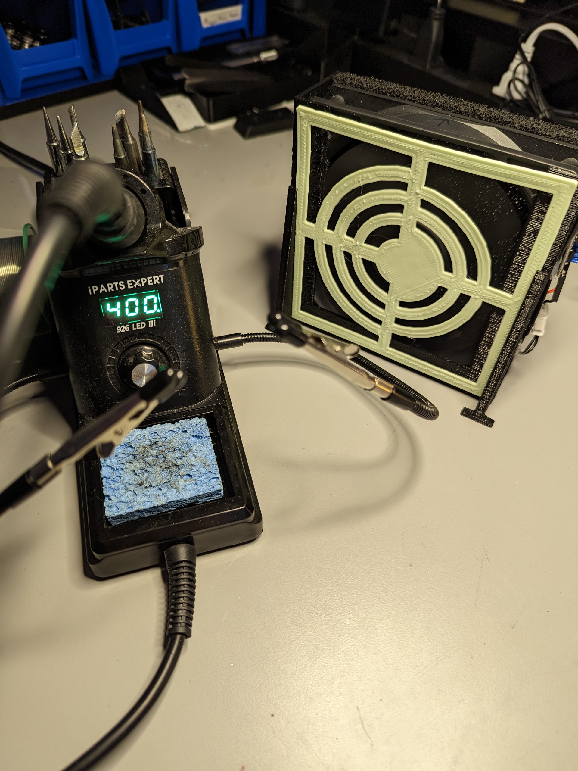 Simple Solder Fume Extractor for 120mm Fan