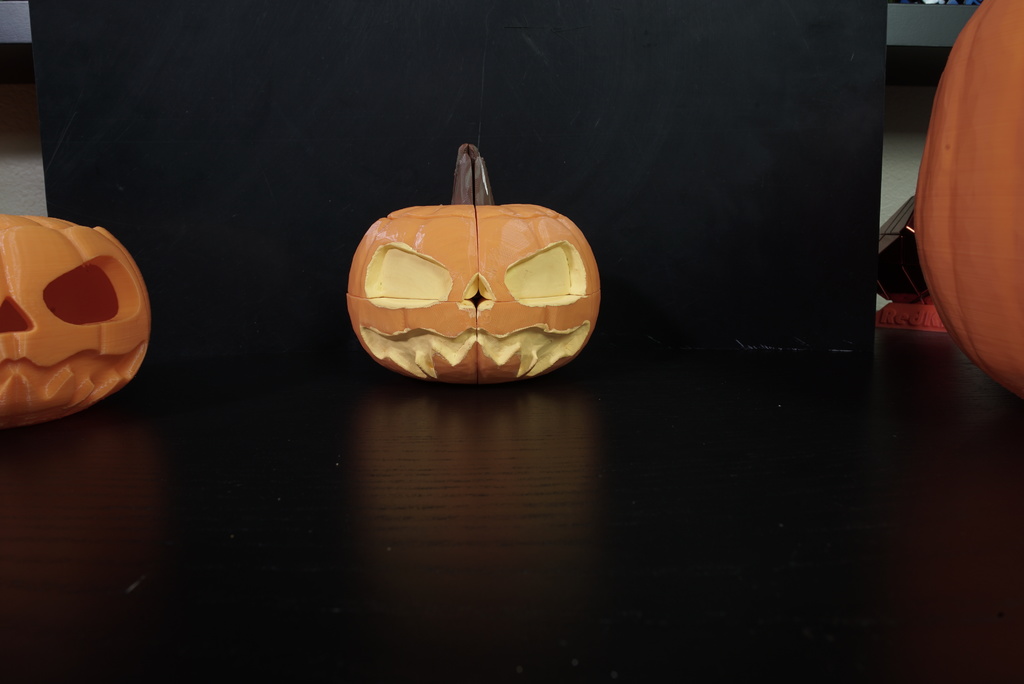 2x2 Spooky Jack-o-lantern Rubik's Cube