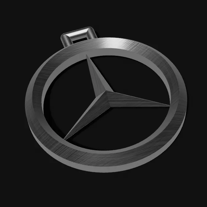 Mercedes Schlüsselanhänger by mobydick, Download free STL model