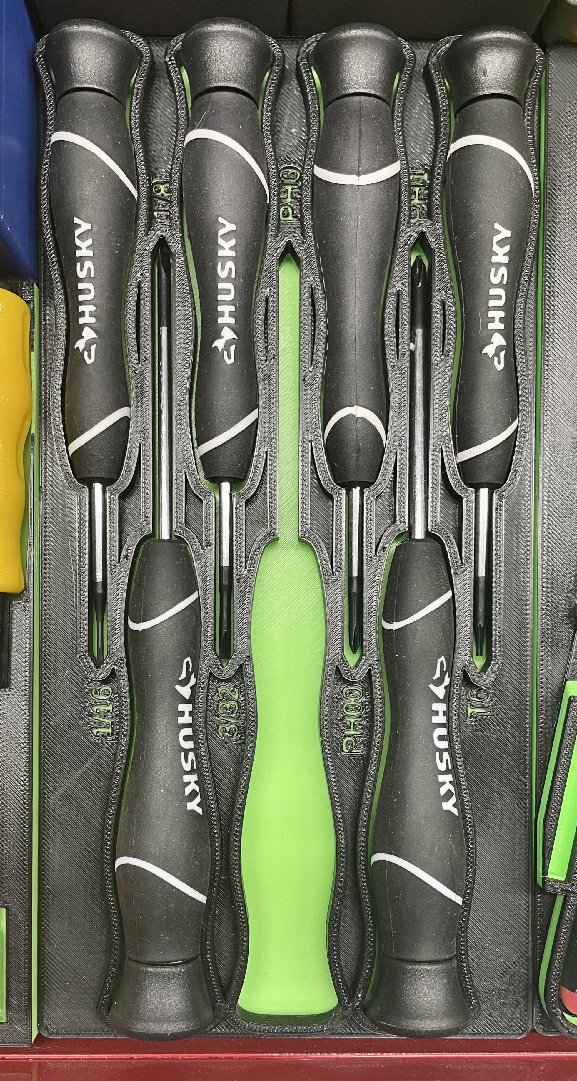[ALCH] holder for Husky 7-piece screwdriver set (ModuBox)