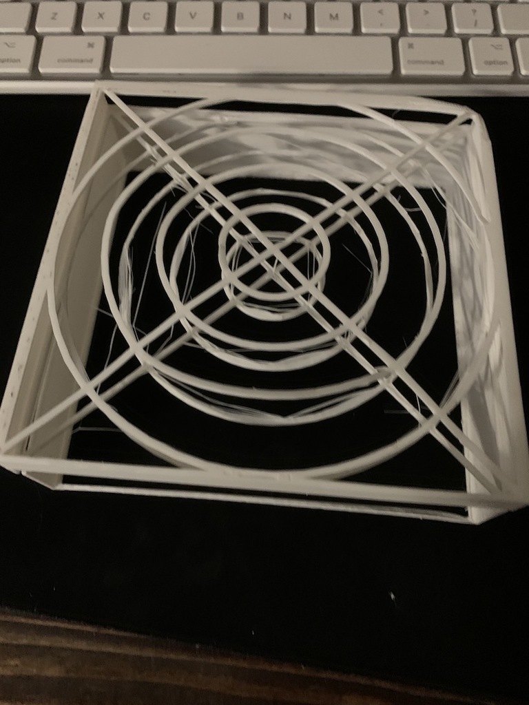 Customizable Fan Case with Grill Cover by Jason M. Download free STL