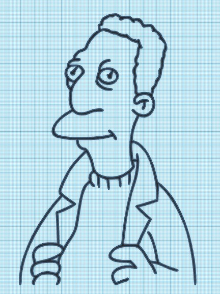 CARL - SIMPSONS - HEAD - WALL ART - 2 VERSIONS by Ogama Industries ...