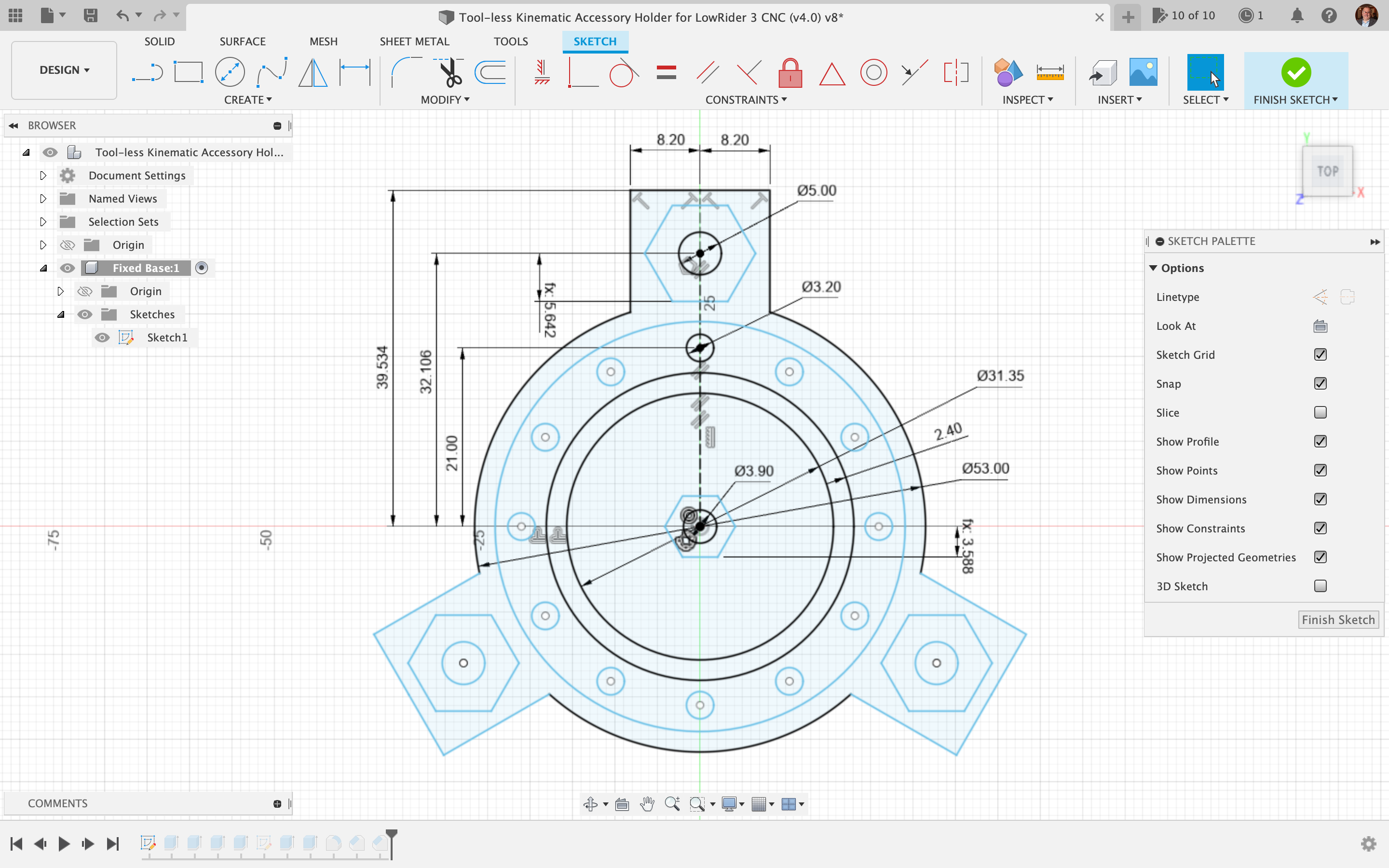 LowRider v3 CNC - KINEMATIC Tool-less Quick-Change Accessory Holder ...