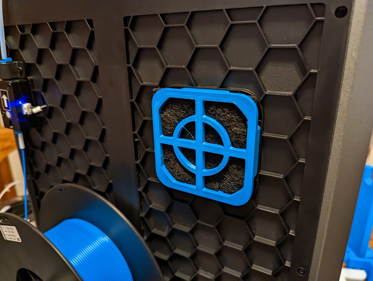 Creality K1 Exhaust Fan Filter Holder