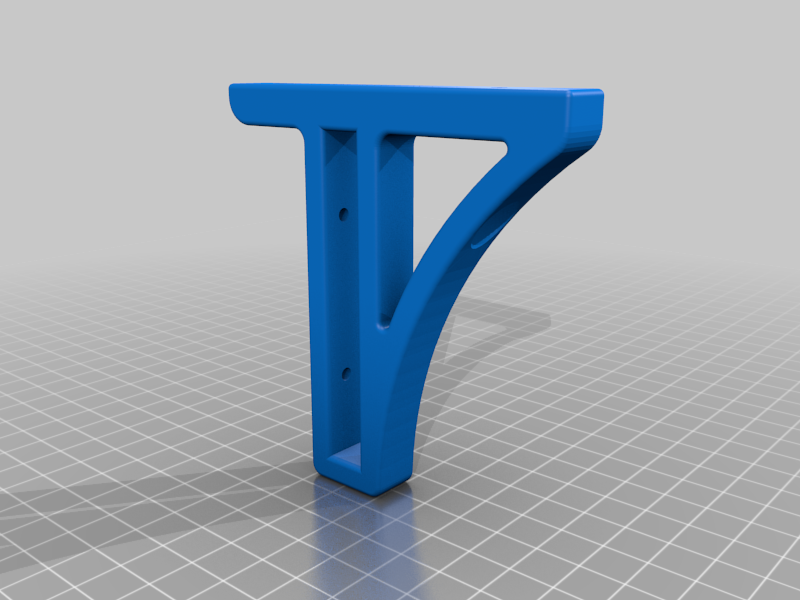 Miniatura 2 do modelo 3D Small shelf bracket