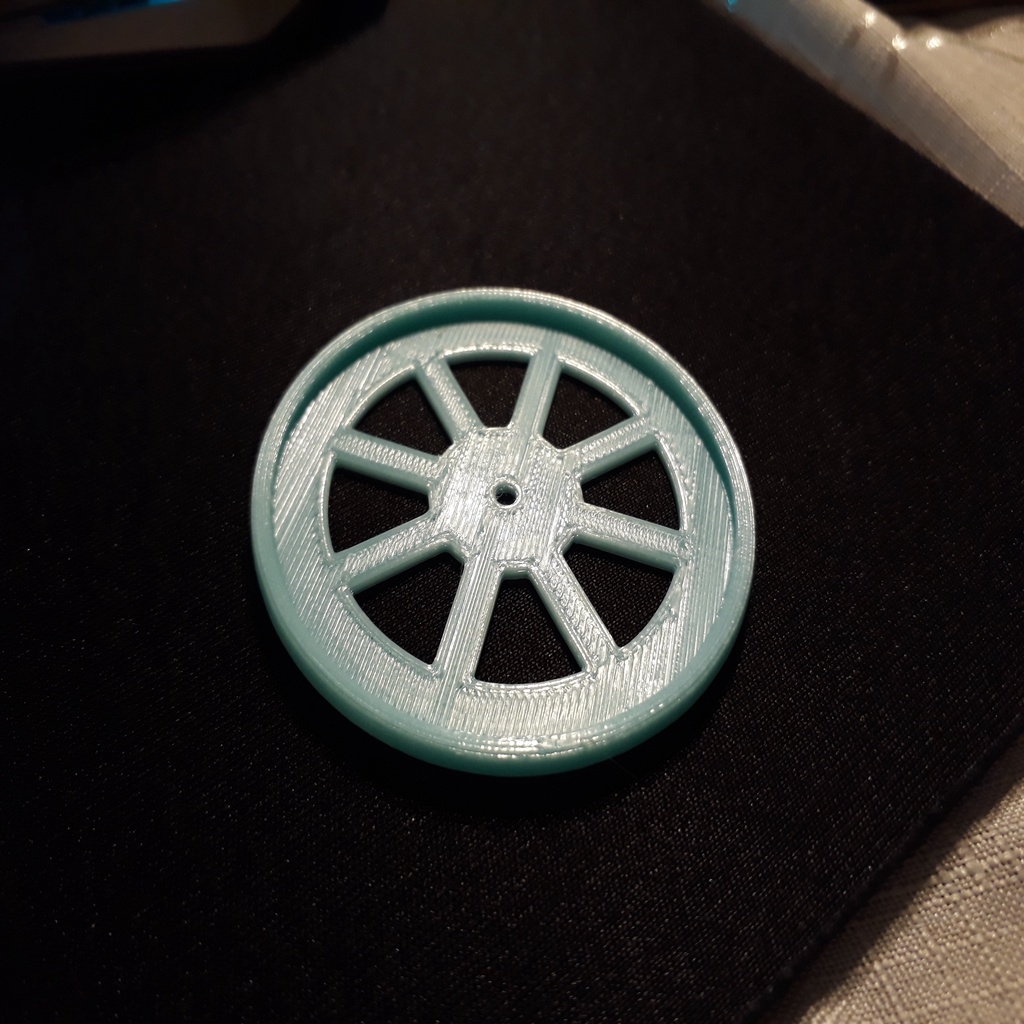 Toy car wheel 53mm diameter