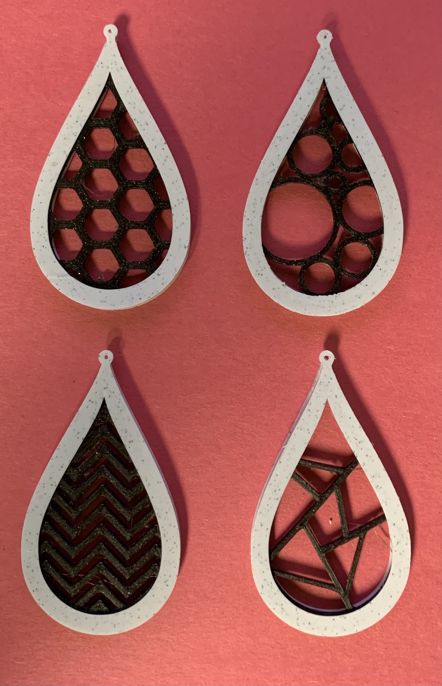 3 Part Earrings