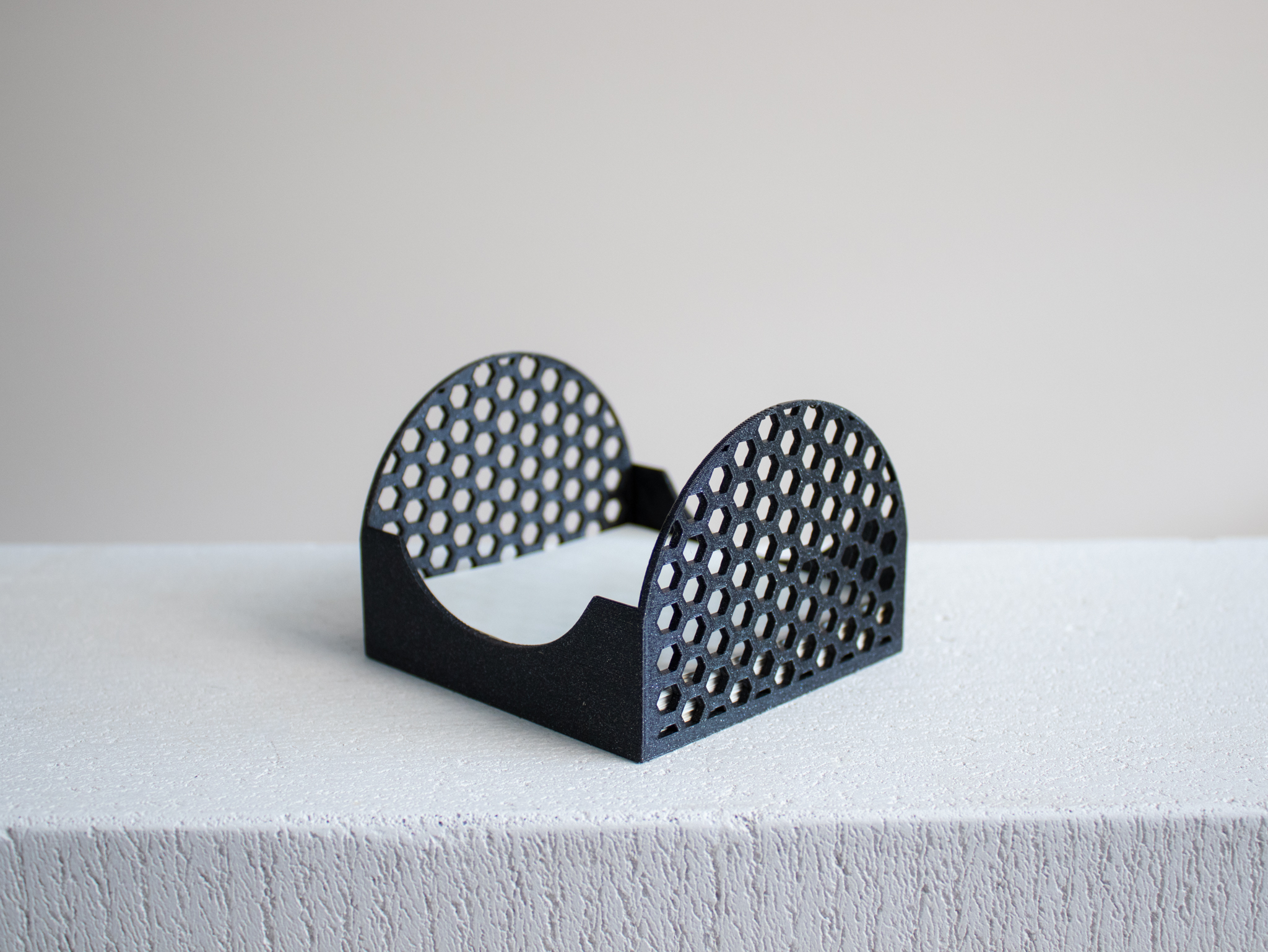 Honeycomb Memo Storage Box, Notes Organizer