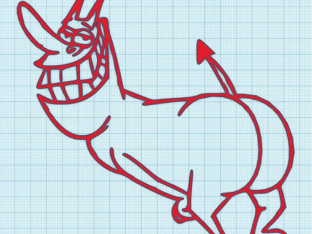 RED GUY - COW & CHICKEN - WALL ART