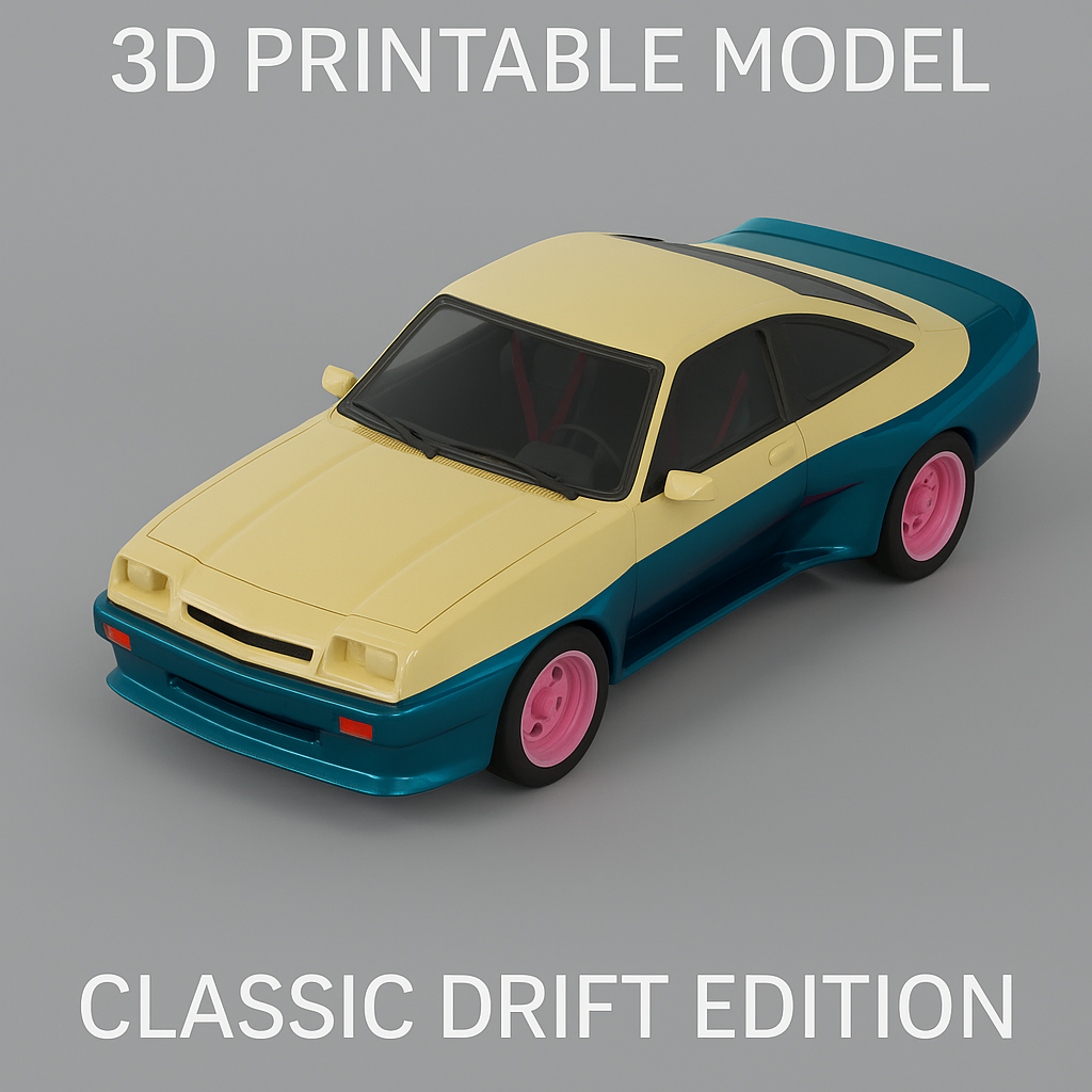 Opel Manta 3D Printable Model