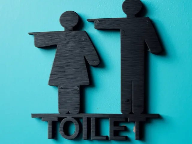 Directional Toilet Sign