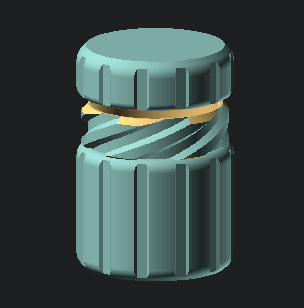 OpenSCAD screwtop container customizer — thumbnail 2