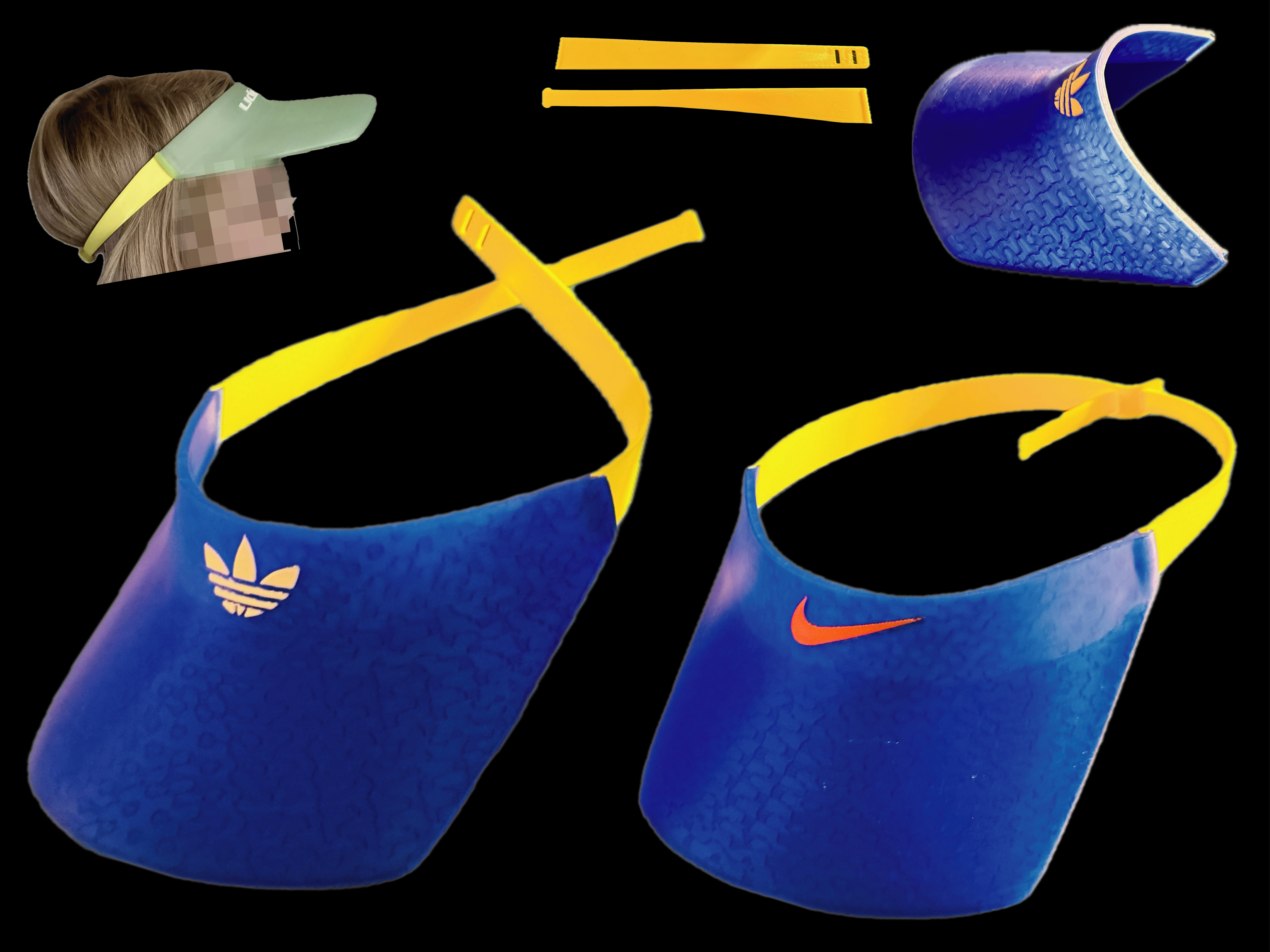 Adidas / Nike Visor Cap - wearable works great