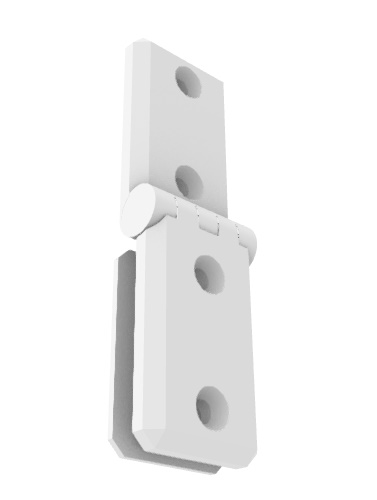 Hinge with spacer by mstejska | Download free STL model | Printables.com