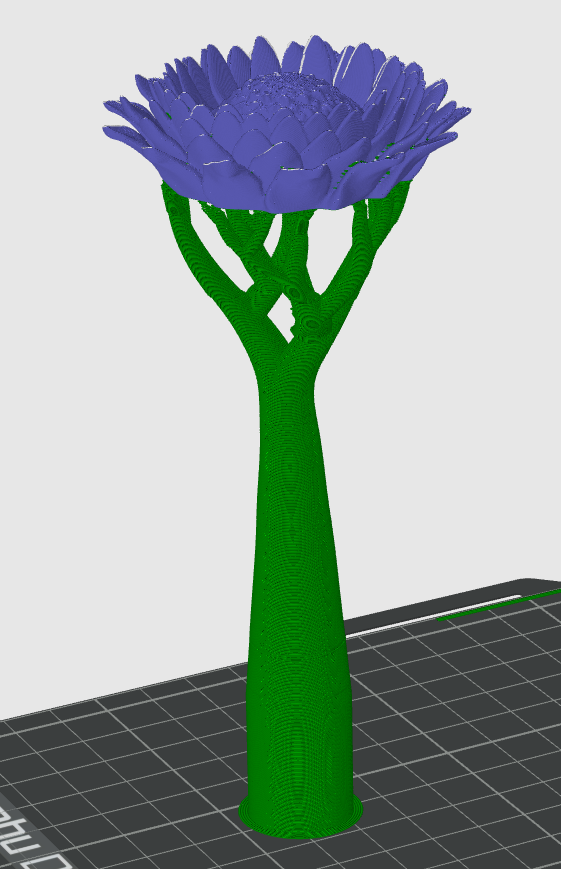 Organic support - Flower