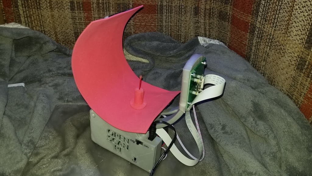 Openscan Mini Simple Background and Toothpick Object Holder
