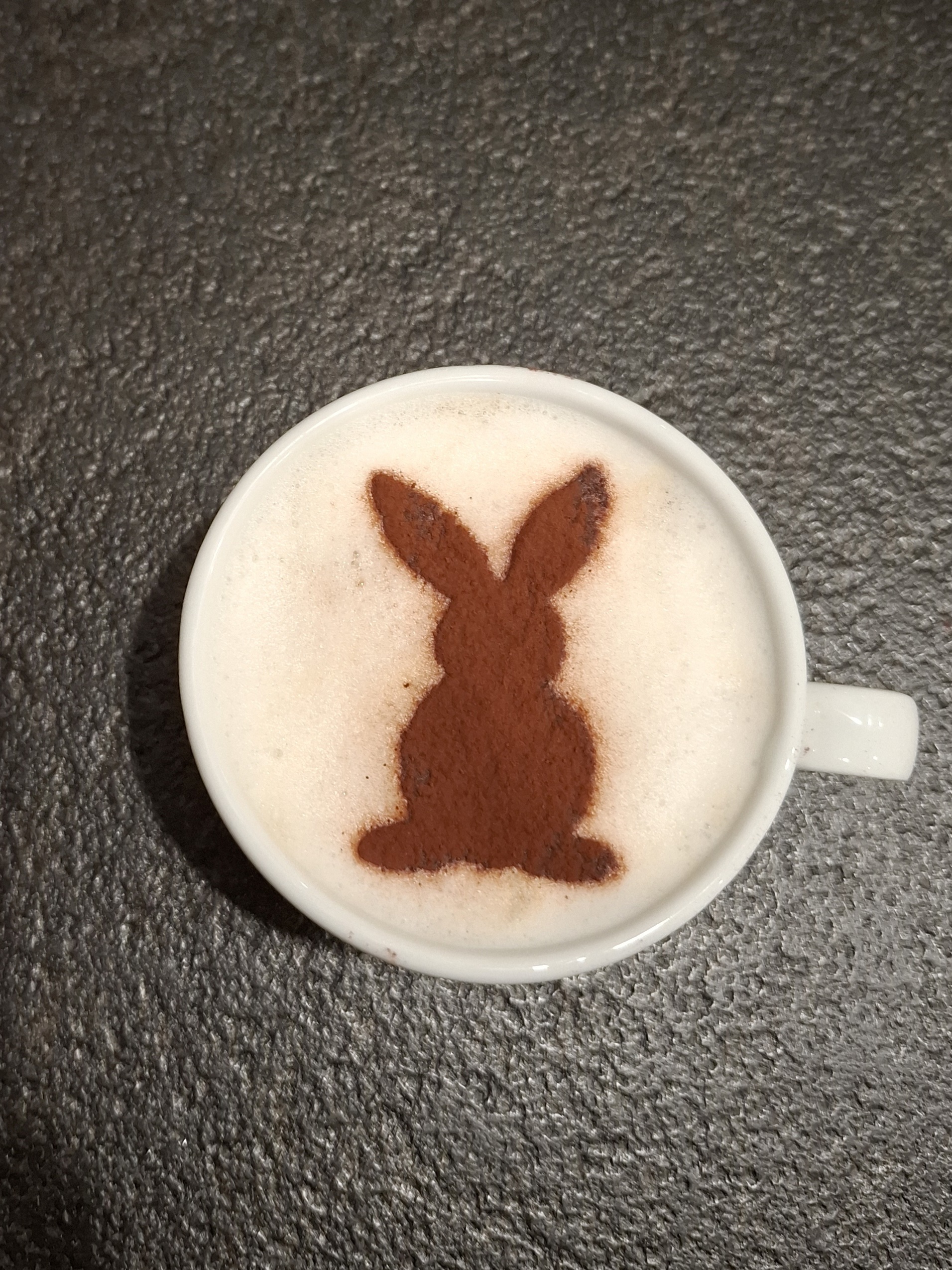 Miniatura 2 do modelo 3D Easter Stencil for Coffee/Cappuccino