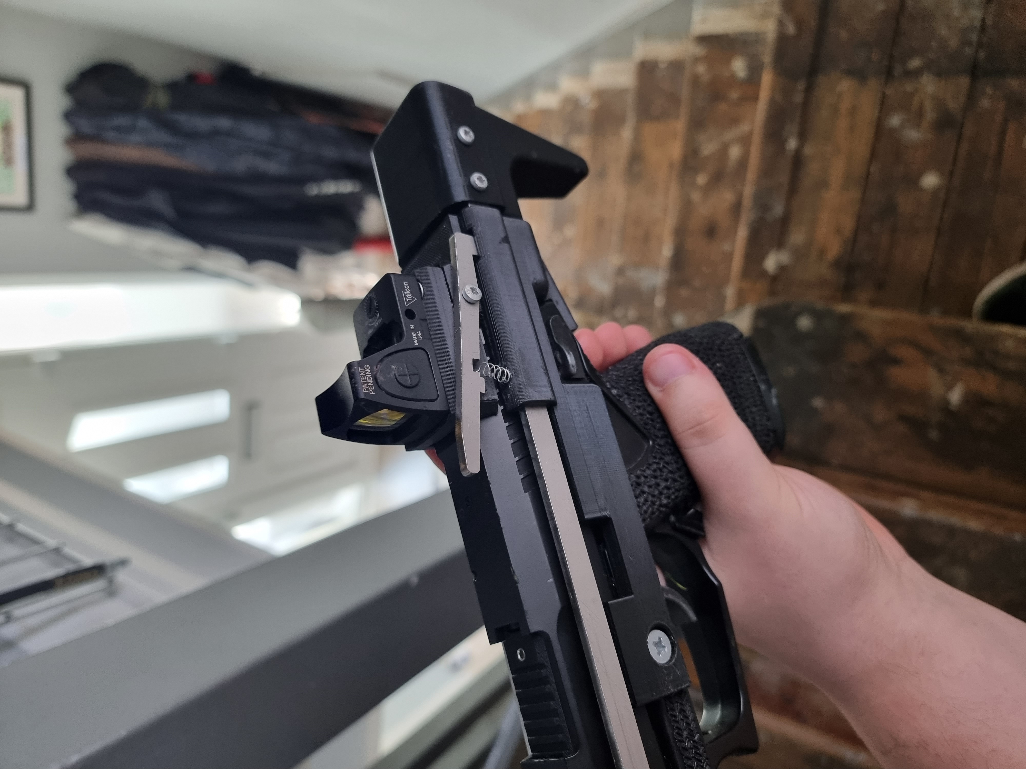 KAD Mk23 Pop Stock - Direct scope mounting