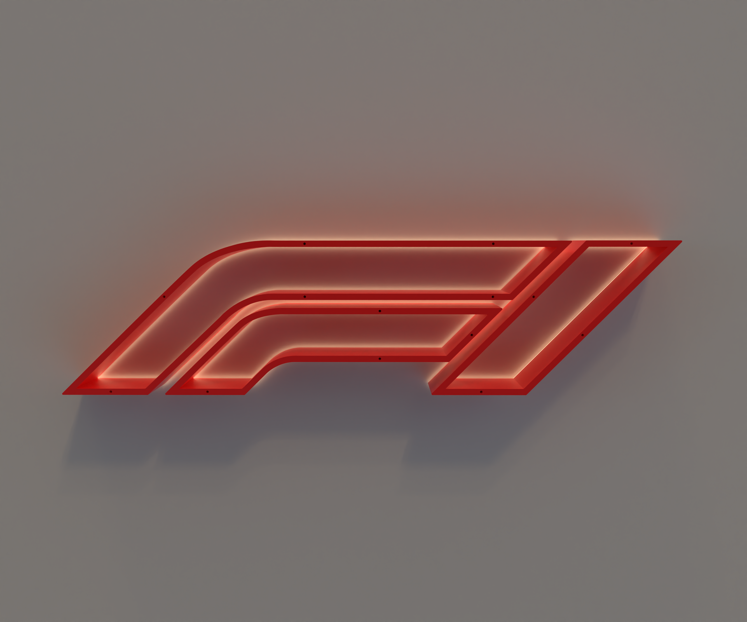 Formula 1 Logo Wall Bookcase