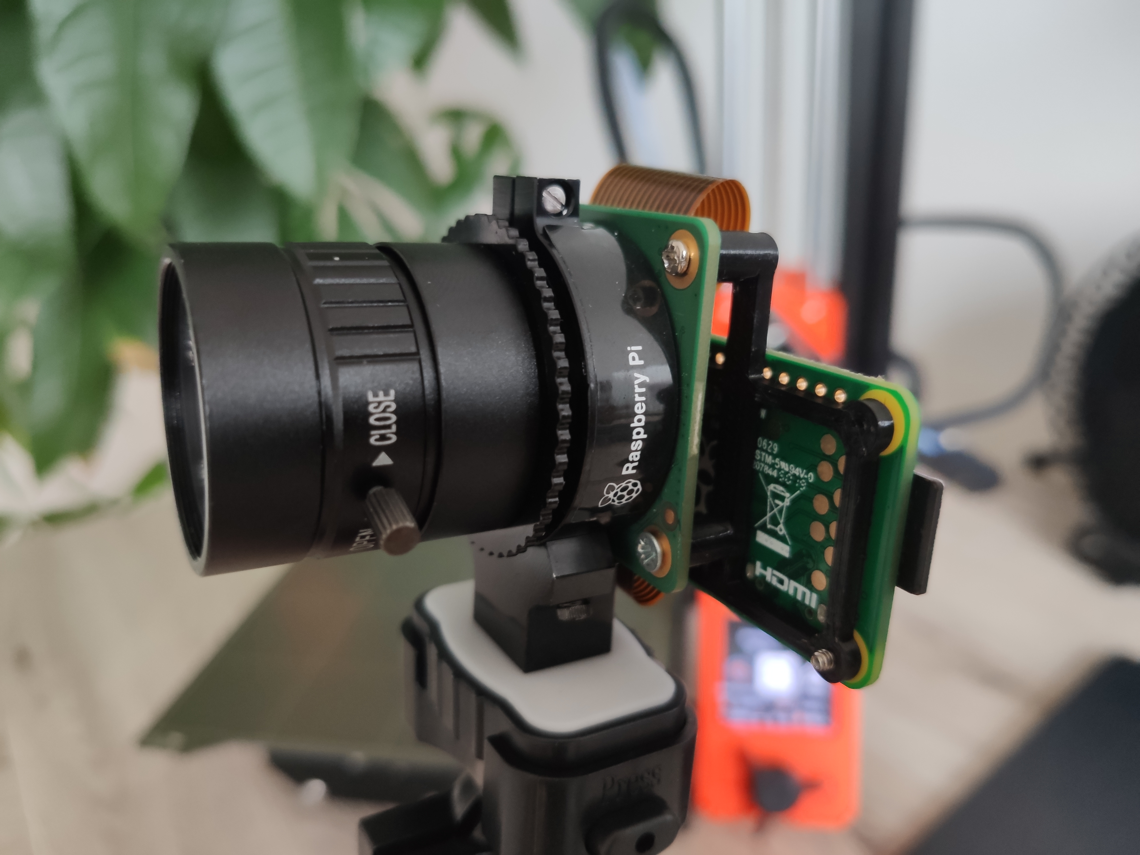 Miniatura 7 do modelo 3D Raspberry pi zero webcam (HQ camera)