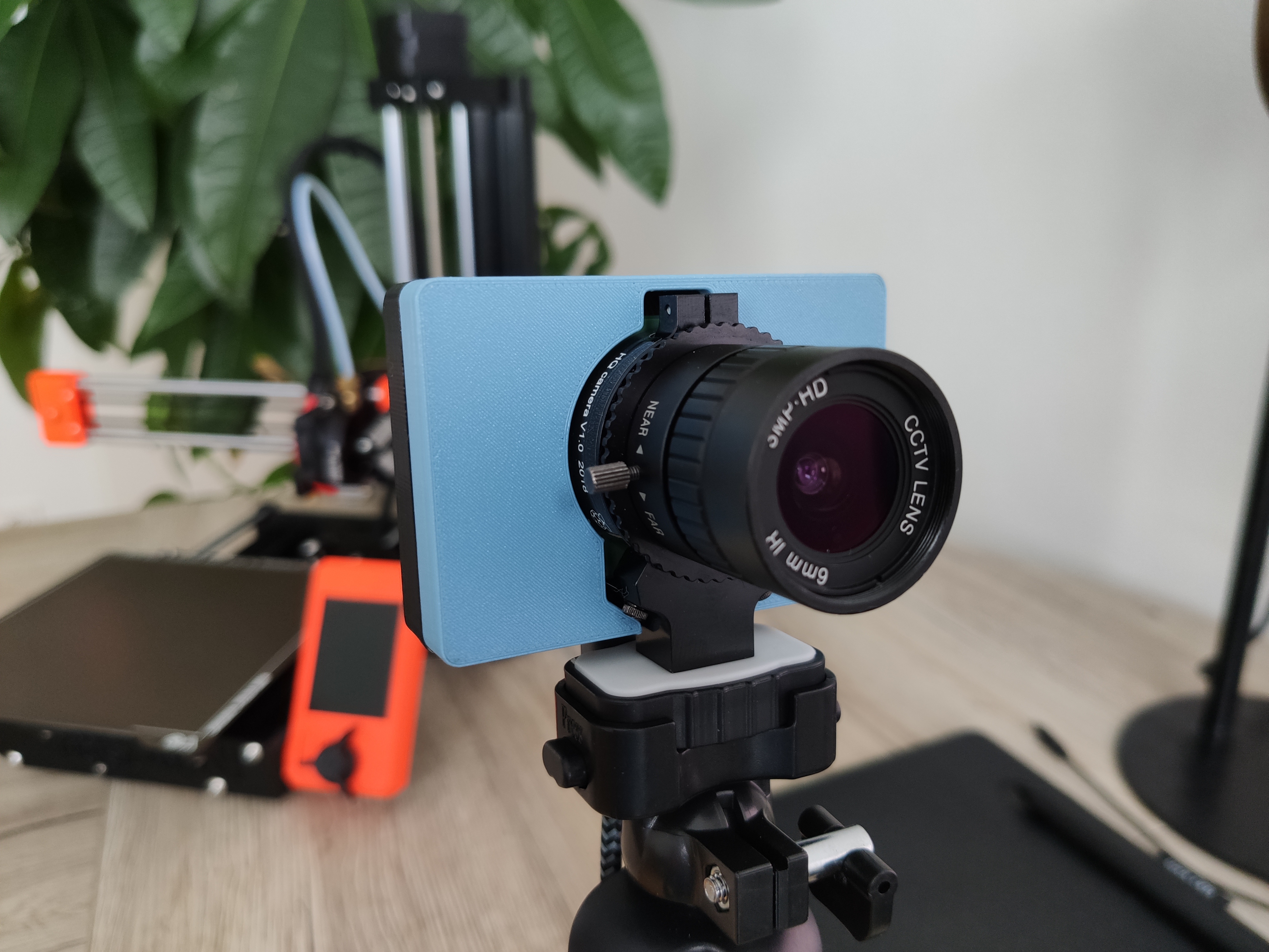 Miniatura 3 do modelo 3D Raspberry pi zero webcam (HQ camera)