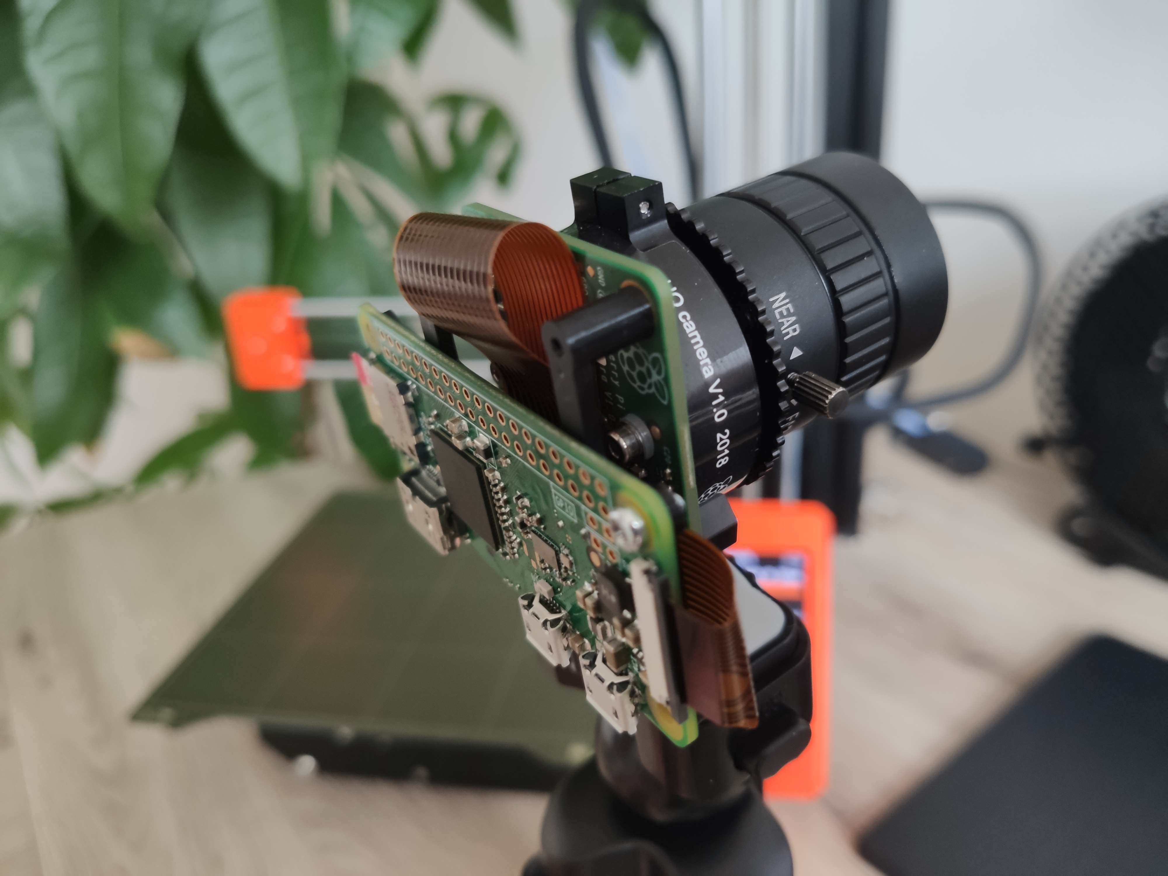 Miniatura 6 do modelo 3D Raspberry pi zero webcam (HQ camera)