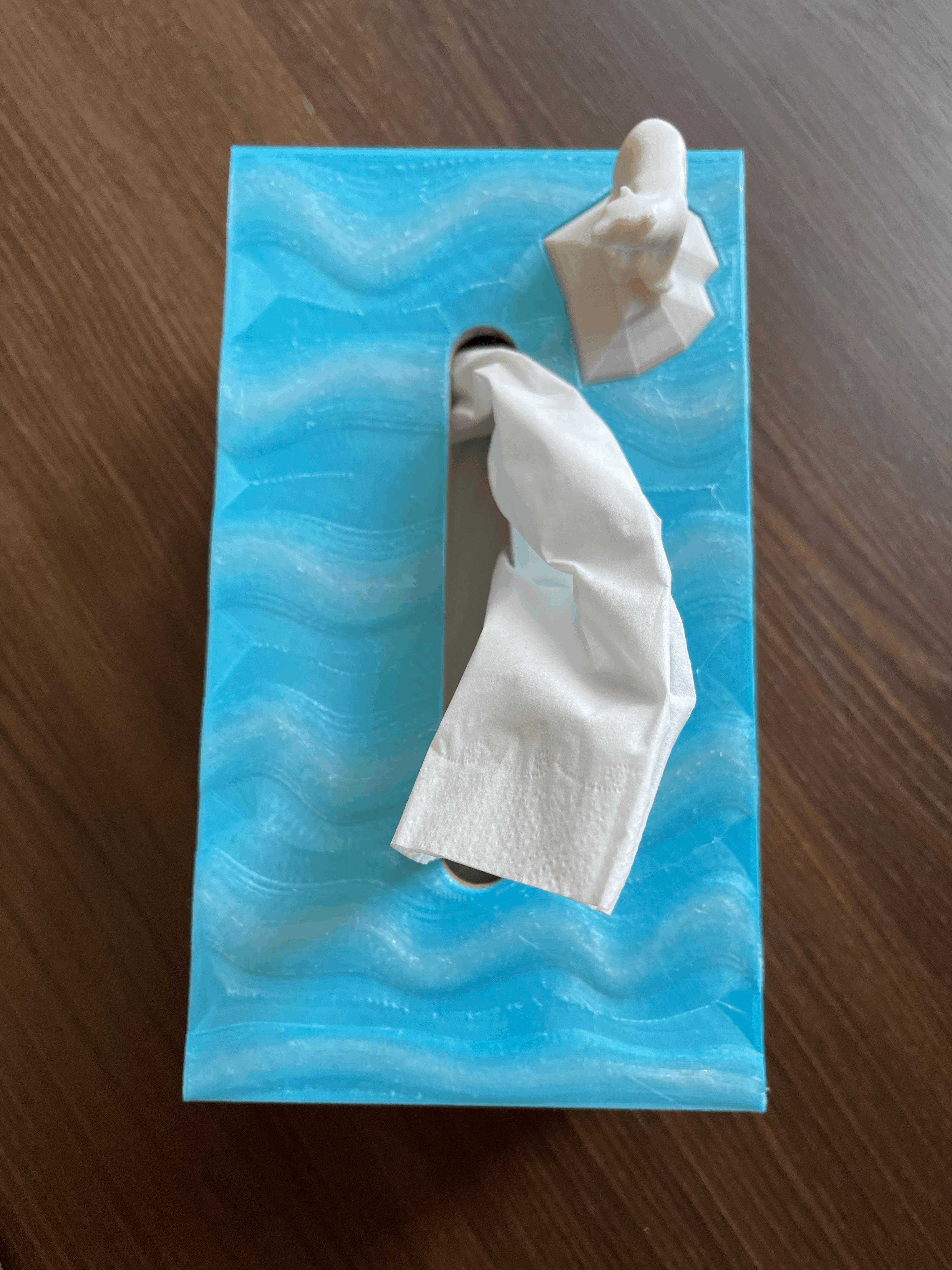 Bear on Ice Tissue Box TOP with Sea Waves Tissue like Iceberg by Sergiienko  Valentyn | Download free STL model | Printables.com