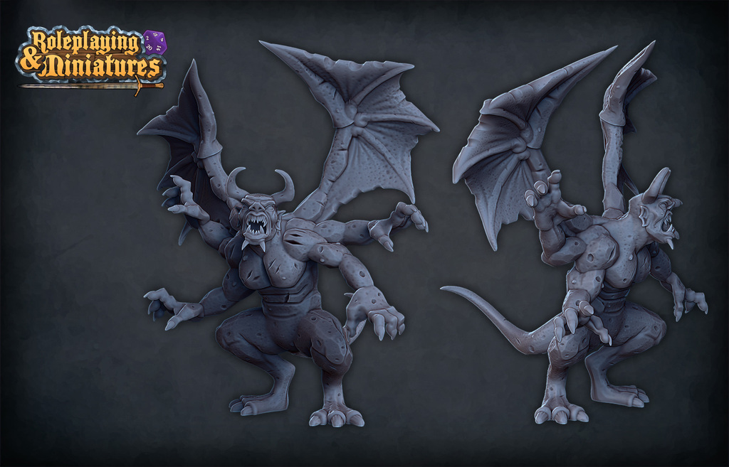 RPM Patreon request "Four armed stone gargoyle"