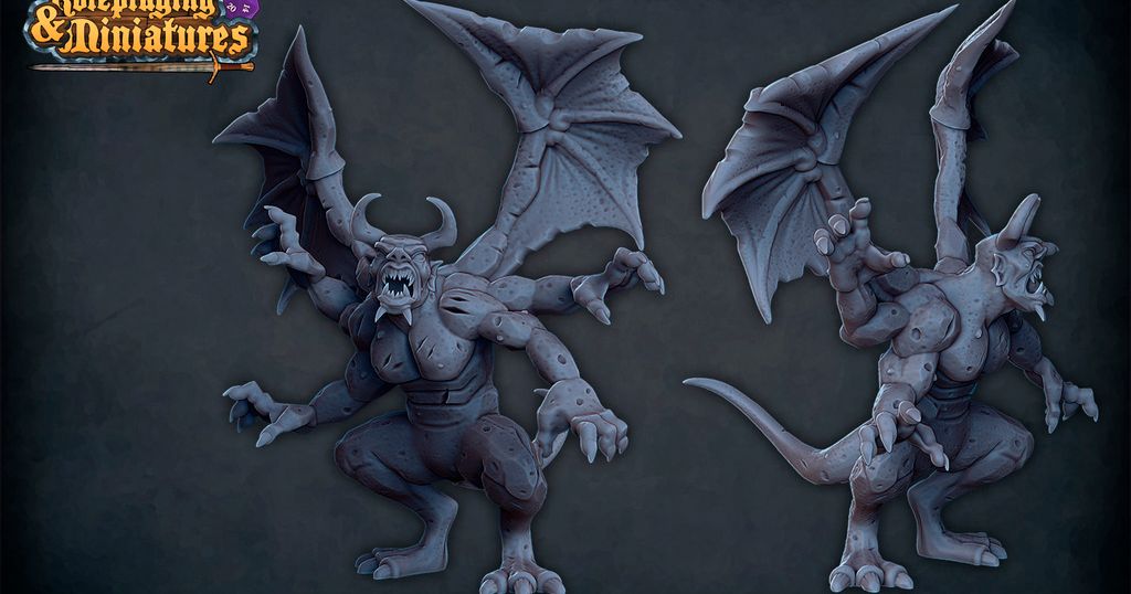 RPM Patreon request "Four armed stone gargoyle" by Jacobo González