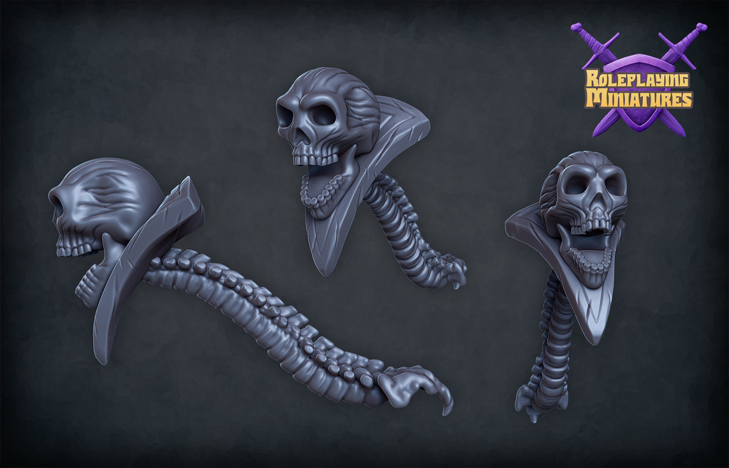 Skull wand