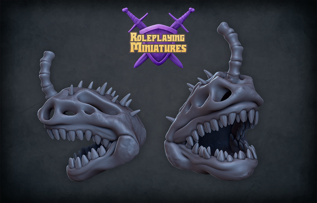 Froghemoth skull