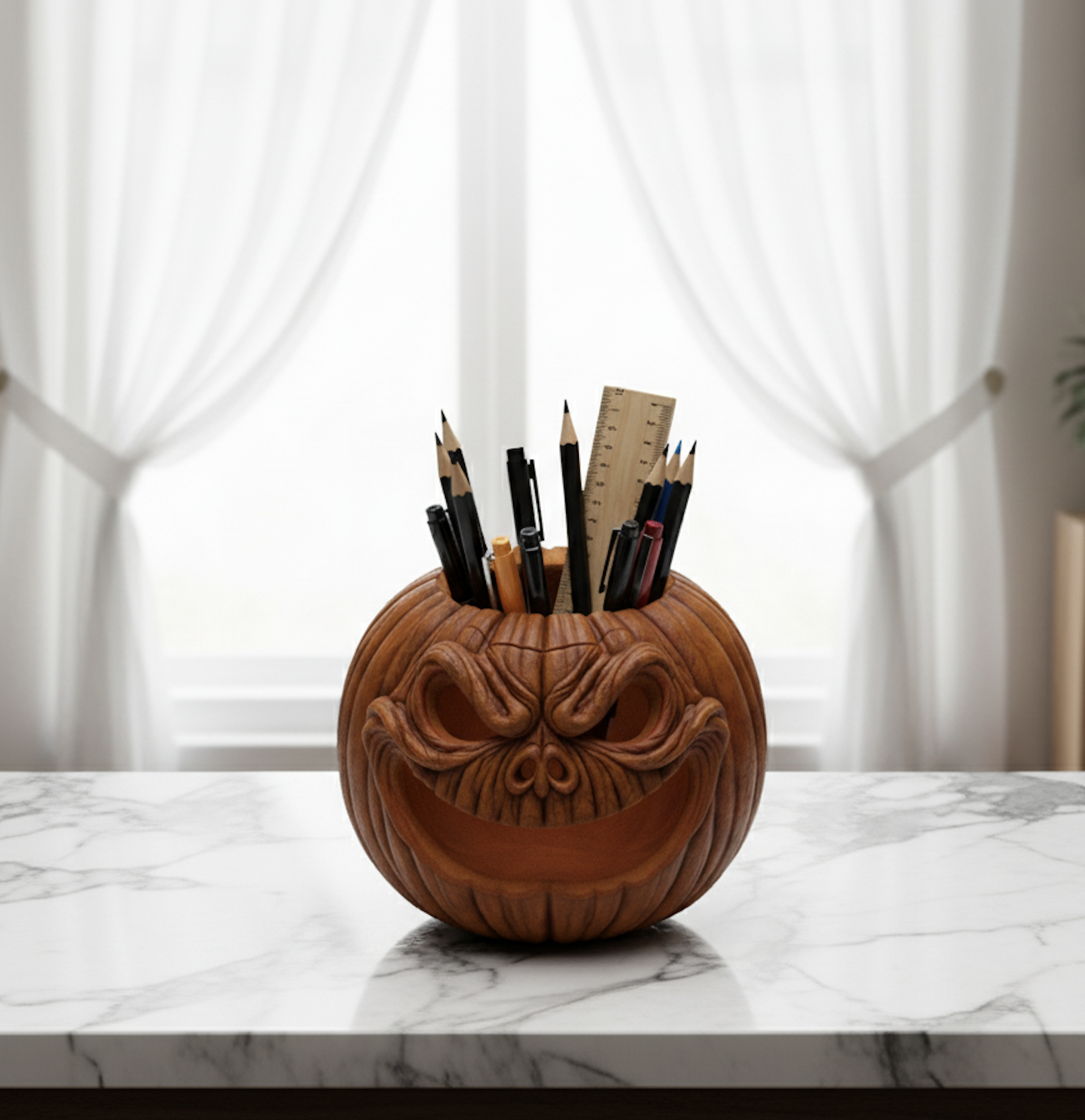 Creepy Pumpkin Face