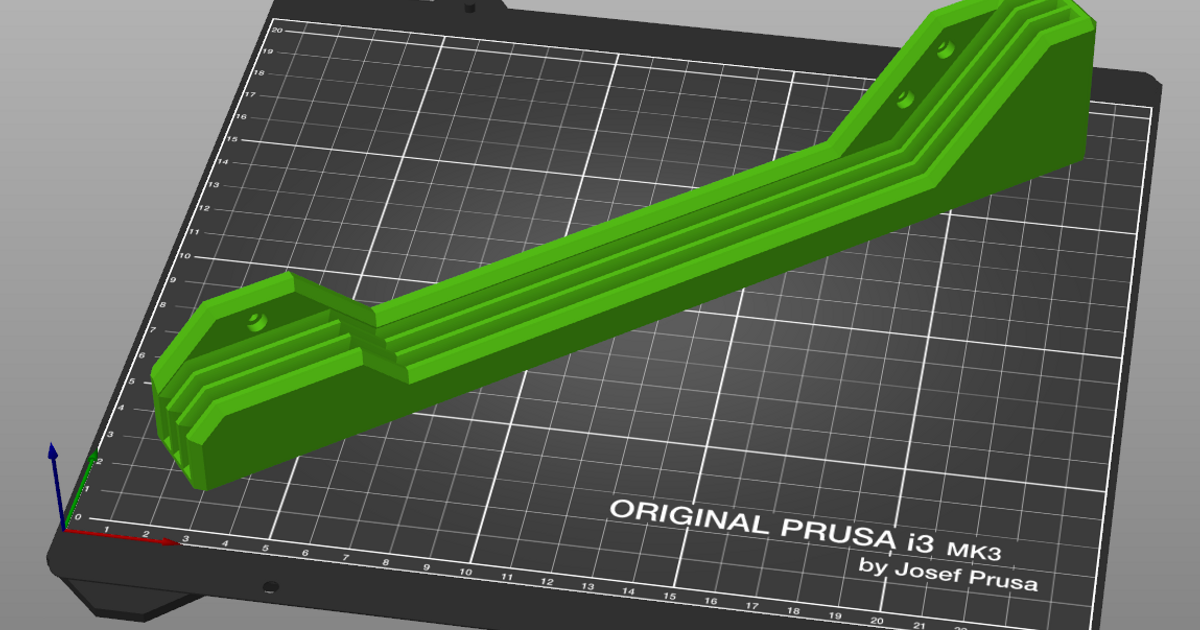 Prusa Steel Sheet Holder Open Front x3 by RoboMagus Download free