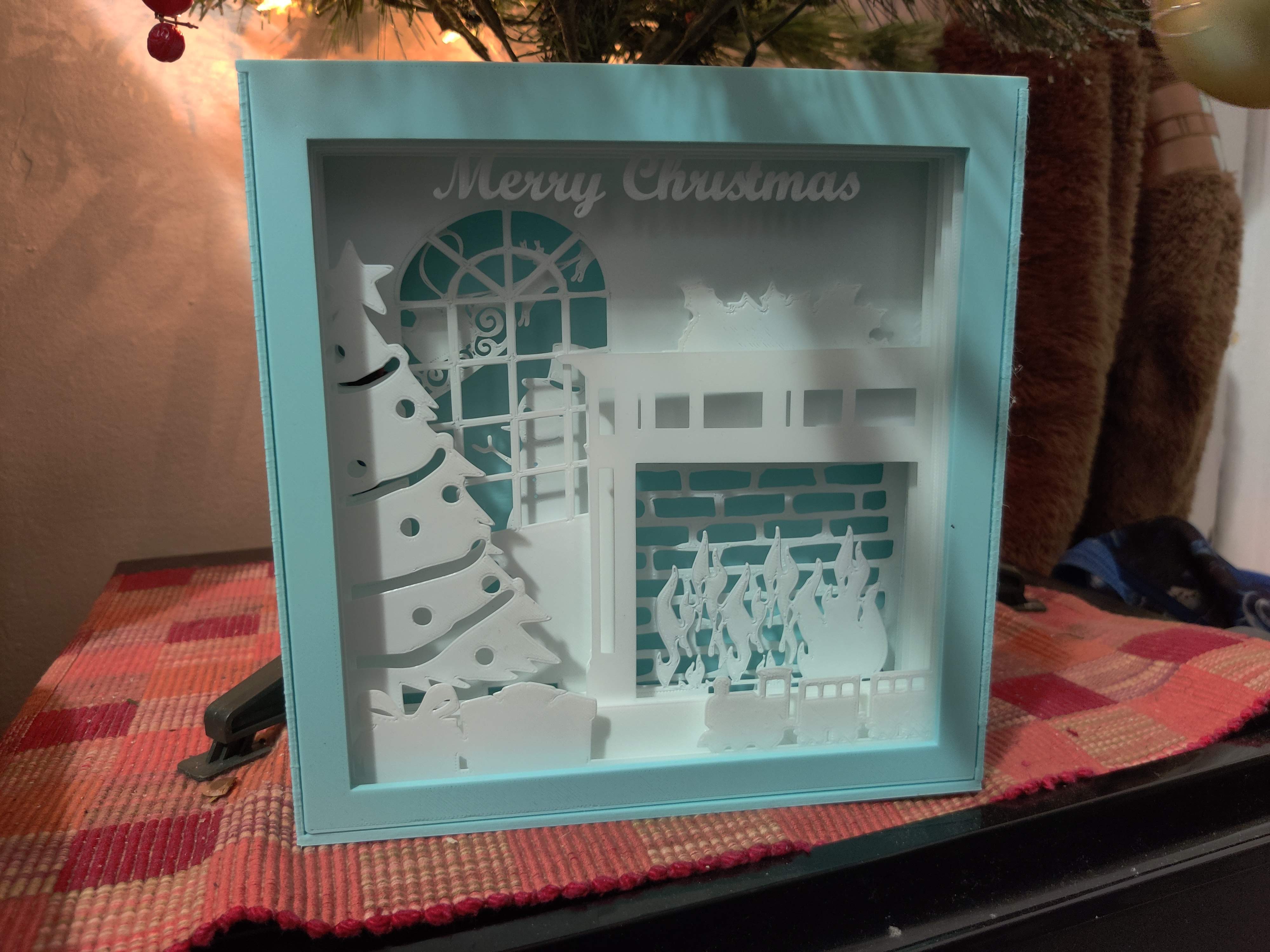 Miniatura 3 do modelo 3D Christmas Shadow Box Display