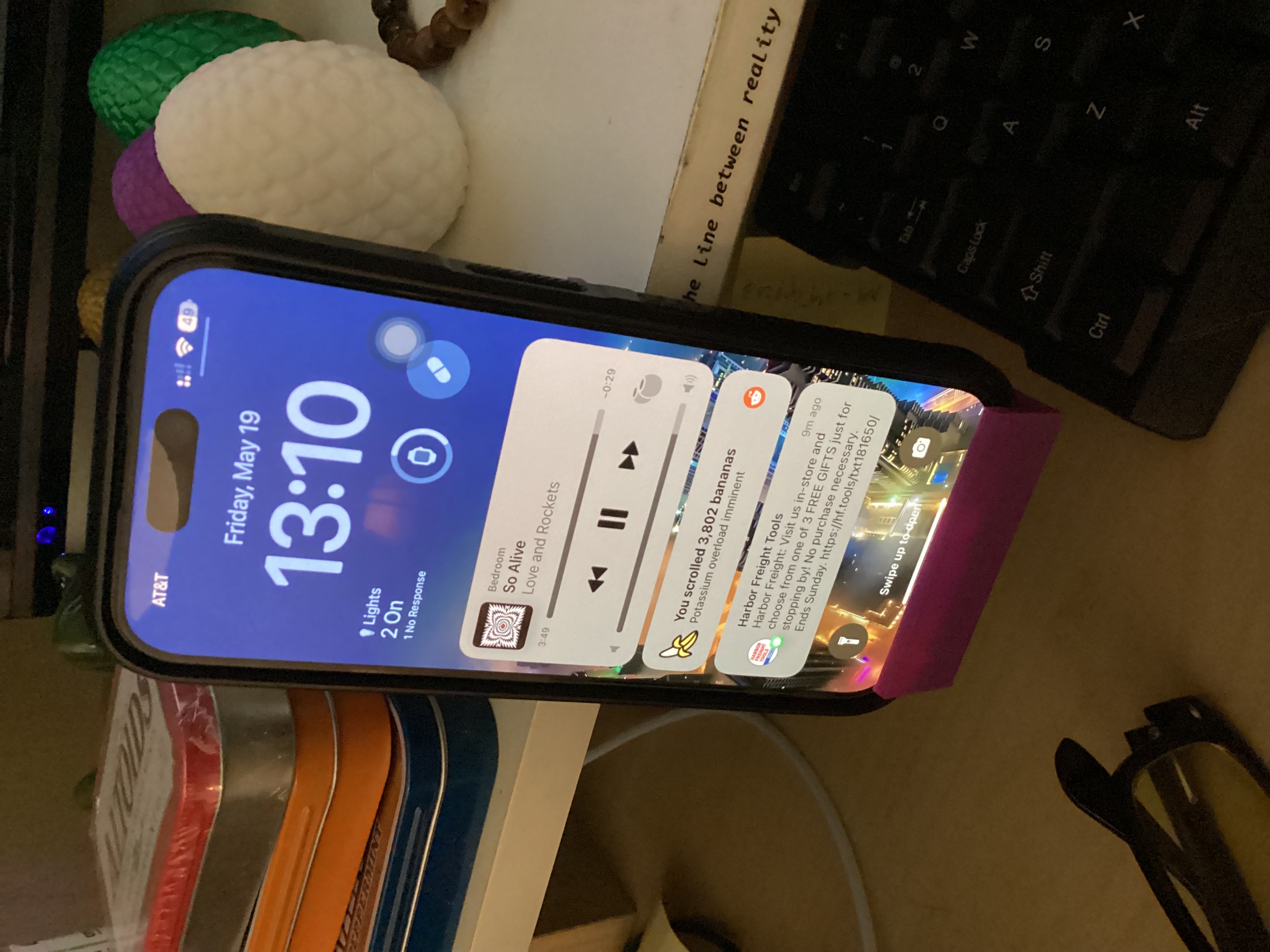 DESK SHELF PHONE HOLDER