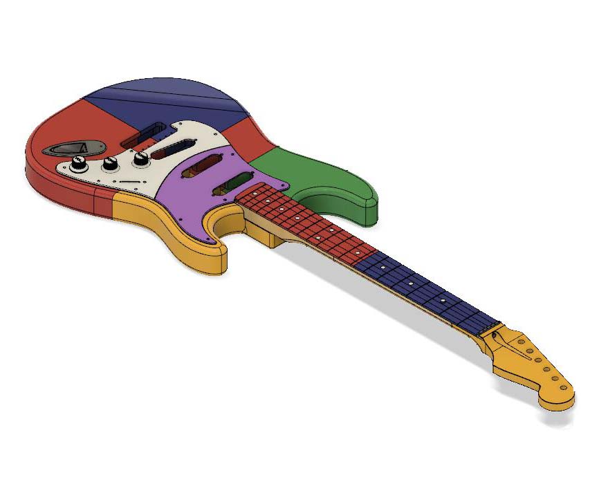 Electric guitar  Fender Stratocaster FULL SIZE