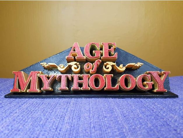 Age of Mythology Logo by Astlandian | Download free STL model ...