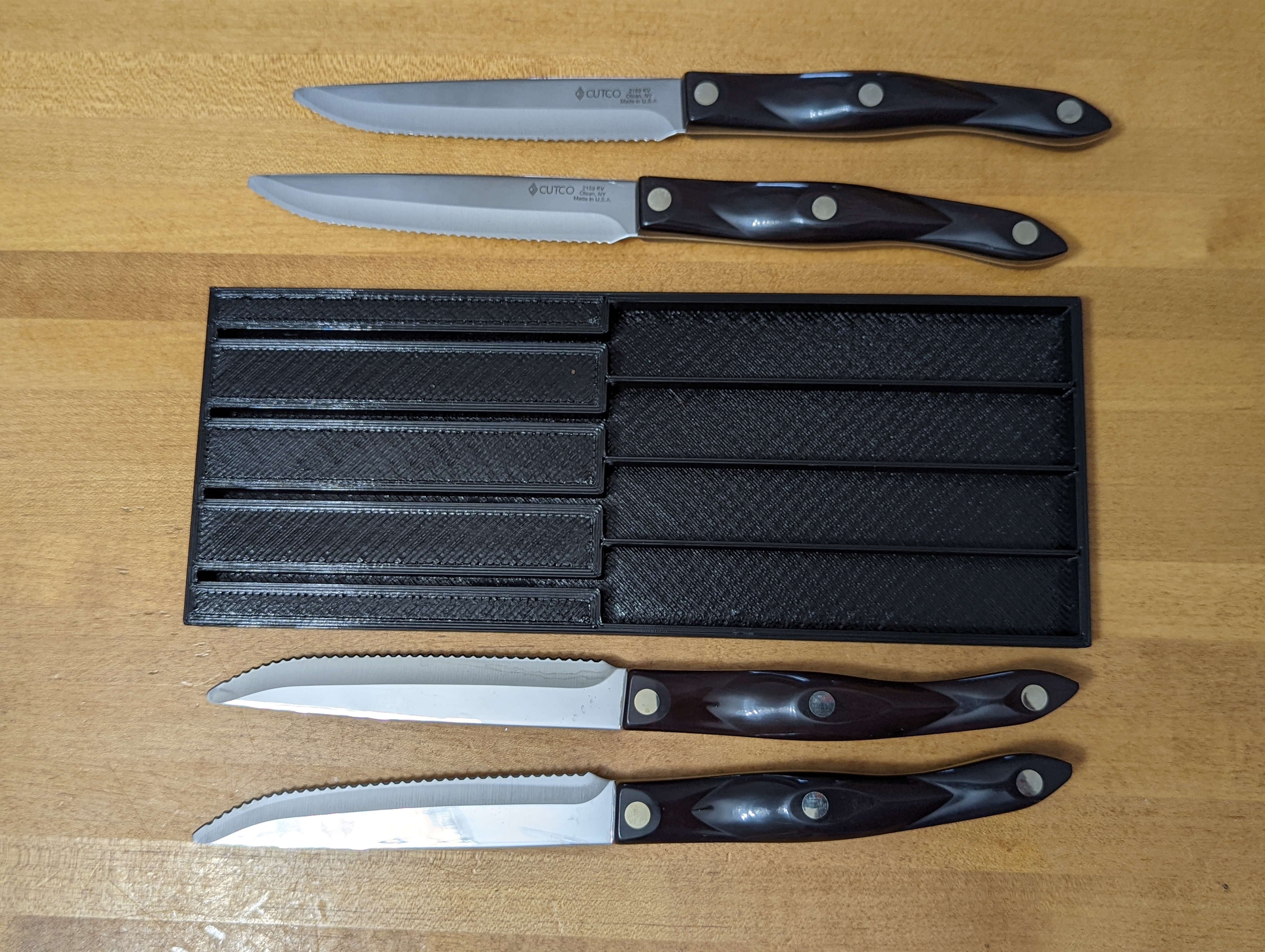 Cutco Knife Co. Plastic Organizer for Steak Knives 2159