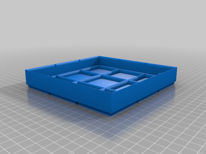 Miniatura 4 do modelo 3D Customizable Storage box